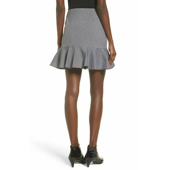 Wayf Women's Sanders Ruffle Miniskirt Size Medium - Picture 2 of 6